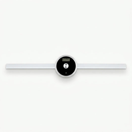 Nivesia rechargeable motion sensor cabinet light mounted inside a wardrobe