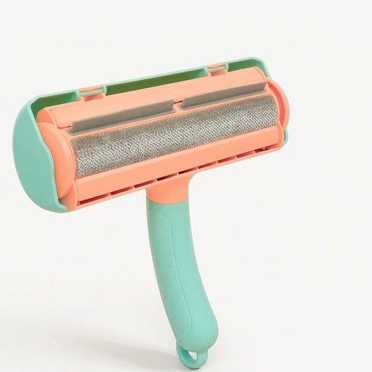 Nivesia reusable pet hair remover brush in mint green